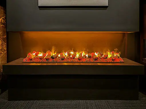 Real Flame Optimyst Cassette-Style Electric Fireplace 1