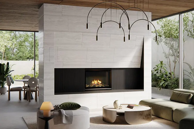 Real Flame Vektor 900 Btu Gas Fireplace Unit 1