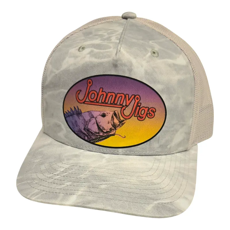 Reef Glow Grouper-Themed Fishing Hat – Uv-Resistant Design 1