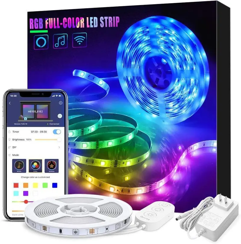 Rgb Led Strip Light – Fully Customizable Color & Scene Control Strip 1