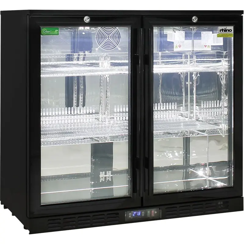 Rhino Sg2H-B-Hd 208L Alfresco Glass-Door Bar Fridge With Lg Compressor 1