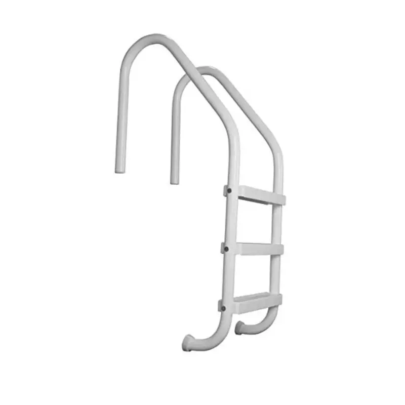 Saftron P-324-L3 Rust-Proof Inground Three-Step Pool Ladder — 53" H × 24" W, White Finish 1