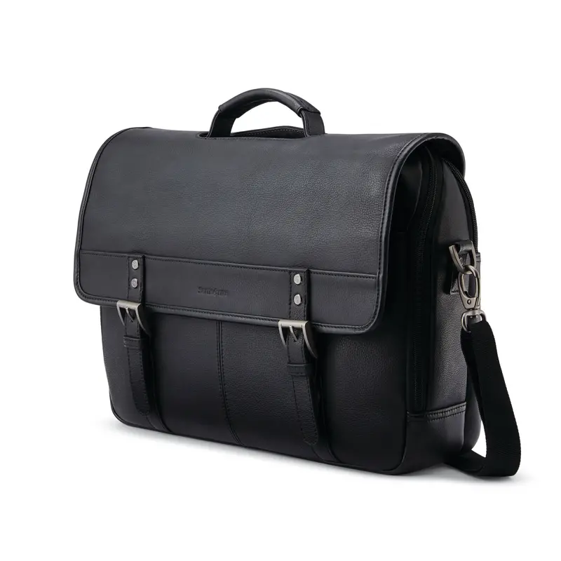 Samsonite Classic Leather Flapover Briefcase 1