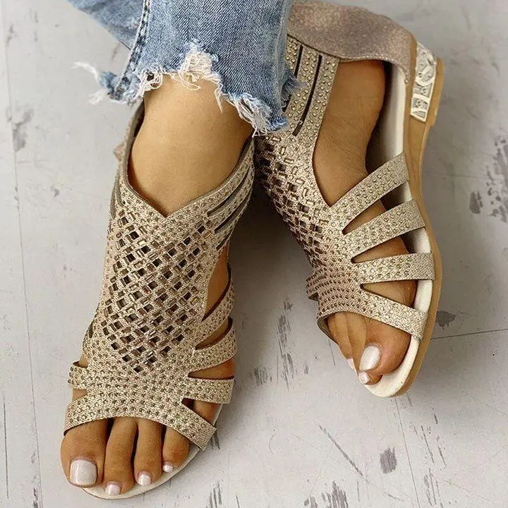 Sandalrepublic Cleopatra Sandals – Hollow-Out Cutout Design, Premium Fit 1