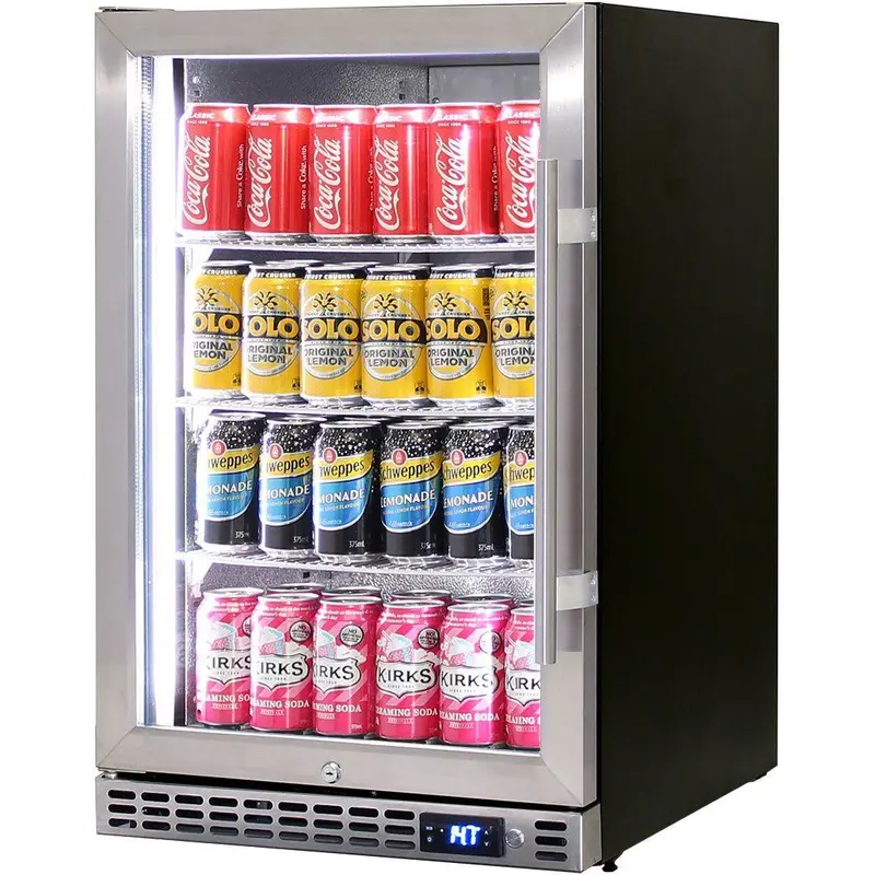 Schmick Sk116-Hd 105L Heated Glass-Door Underbench Bar Fridge 1