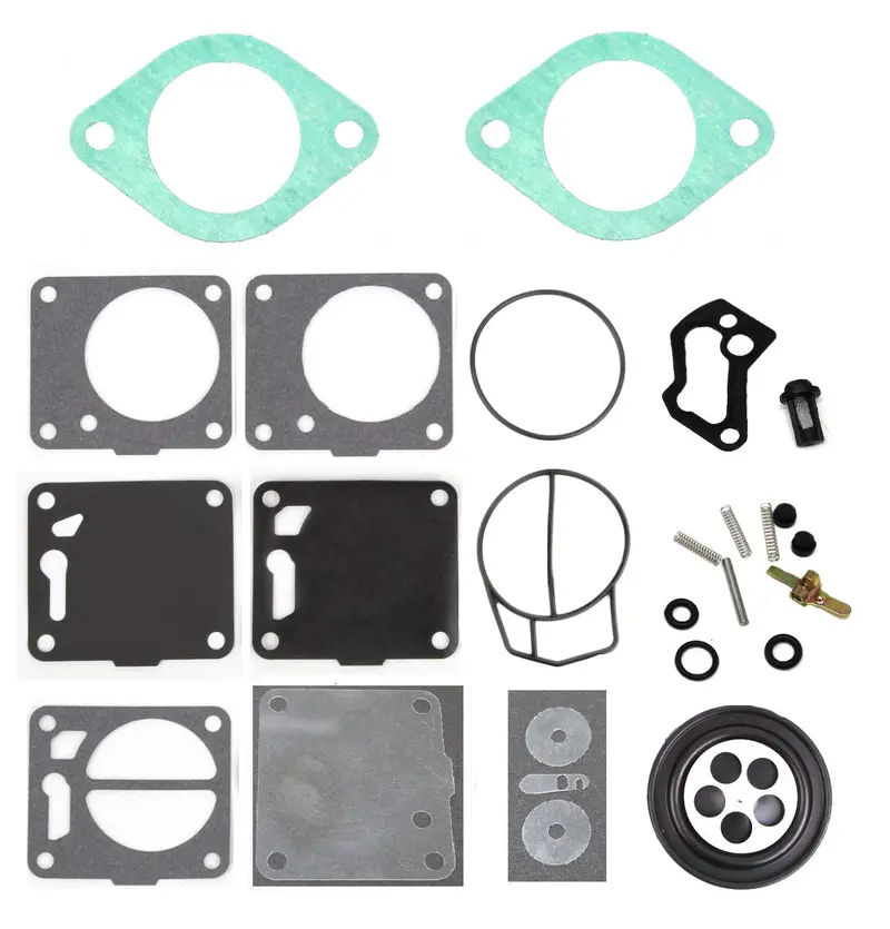 Seadoo Carburetor Rebuild Kit With Single Base Gasket – Compatible With 717, Gs, Gsi, Gti, And Gts Models 1