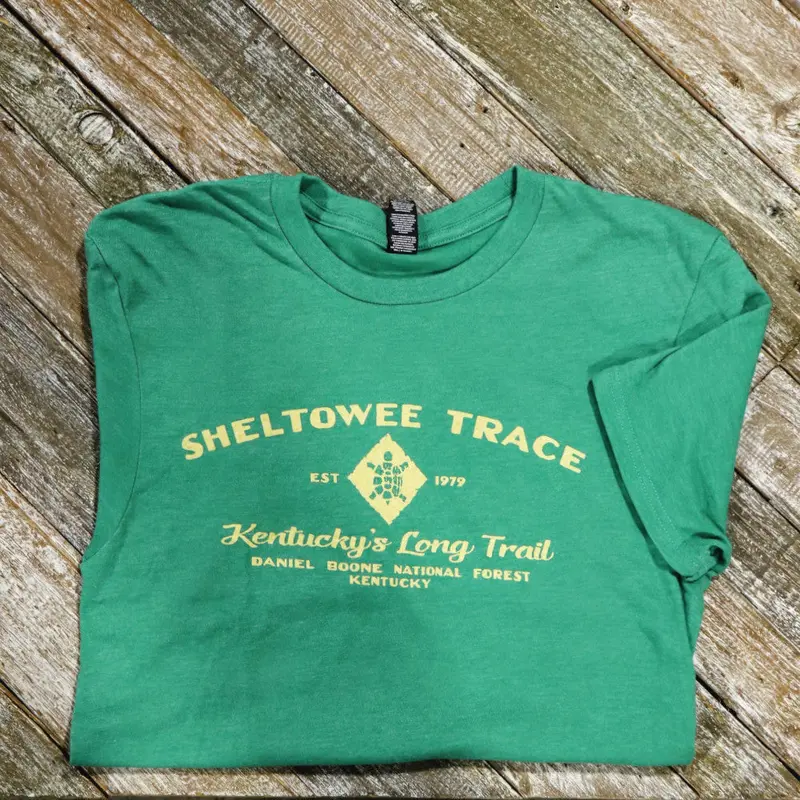 Sheltowee Trace Trail Map Graphic Tee – Appalachian Inspired 1