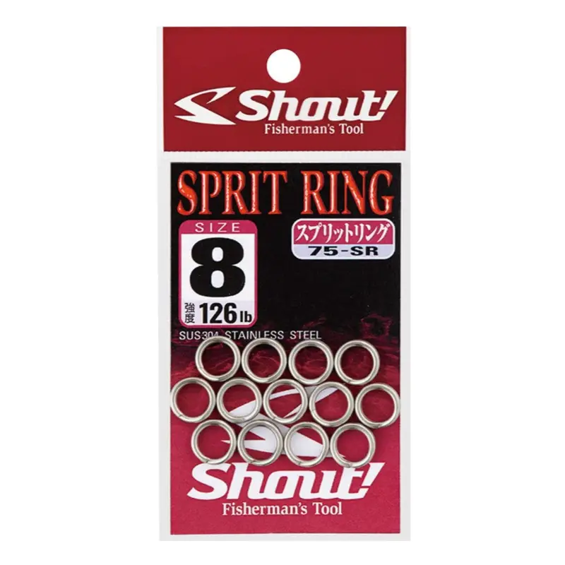 Shout Standard Split Ring For Fishing Gear 1