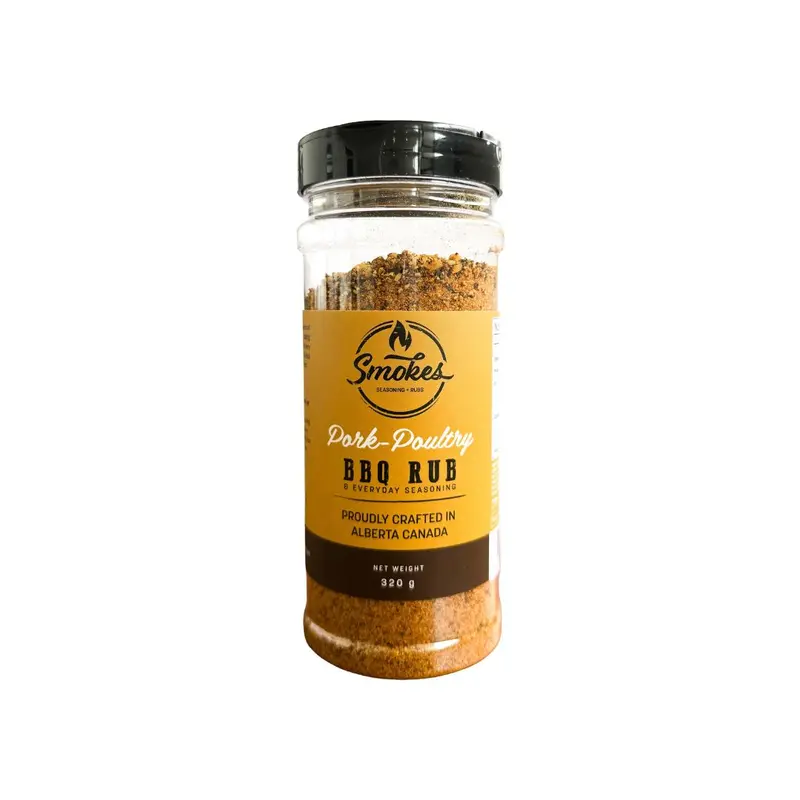 Smokes Pork & Poultry Bbq Rub – Savory Spice Blend (320G) 1