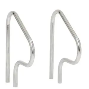 Sr Smith Economy Figure-4 Grab Rail Pair – 26-Inch Height With Mounting Flanges 1