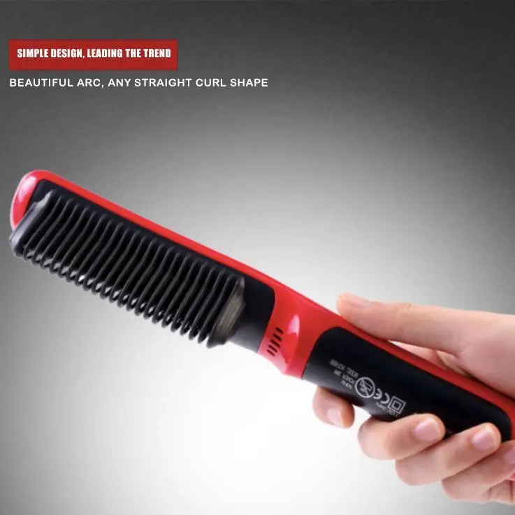 Straight-Hair Styling Comb With Gentle Curling Function 1