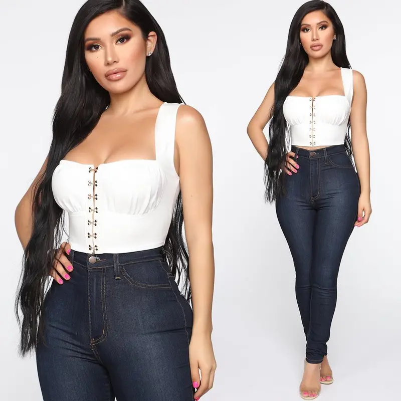 Styled On Ins High-Waisted Skinny Jeans – Premium Dark Denim Stretch Fabric 1