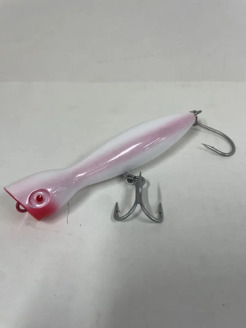 Super Strike Little Neck Popper – 1.5Oz, White 1