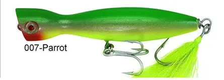 Super Strike Little Neck Popper – 2.75-Ounce Parrot Colorway 1
