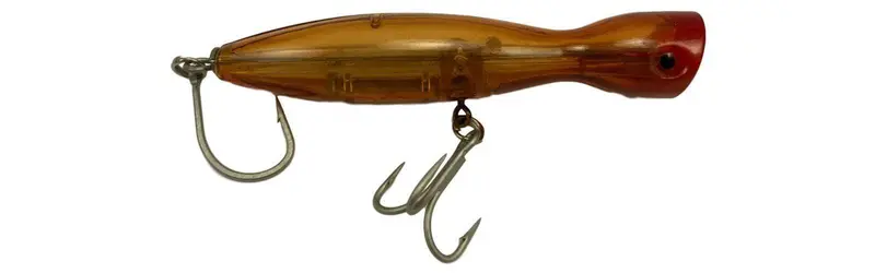 Super Strike Little Neck Popper – 2.75 Oz, Amber Hue 1