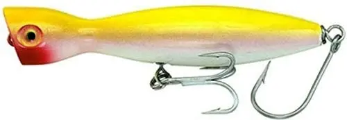 Super Strike Little Neck Popper – 3 Oz, Yellow/White (Pp6W-011) 1