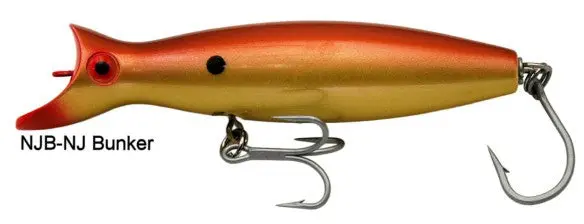 Super Strike Little Neck Swimmer 2.375 Oz Nj Bunker Pattern – Natural-Colored Subsurface Swimmer For Clear Water 1