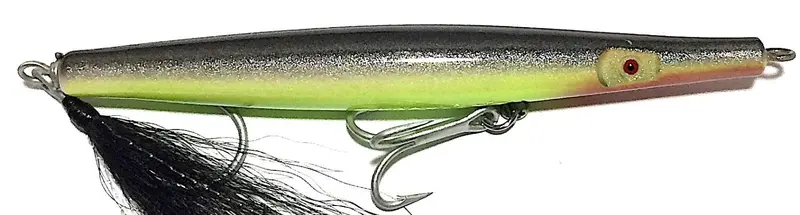 Super Strike N-Fish 1.7Oz Black-And-Chartreuse Needle Lure 1