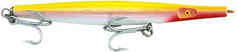 Super Strike Super "N" Fish – 1 3/4 Oz Yellow/White Belly Needle Lure 1