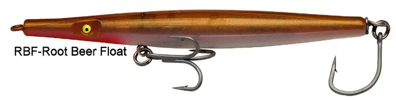 Super Strike Super "N" Fish 3 Oz Root Beer Float Needle Lure – Buoyant Topwater Swimmer With Subtle Action 1