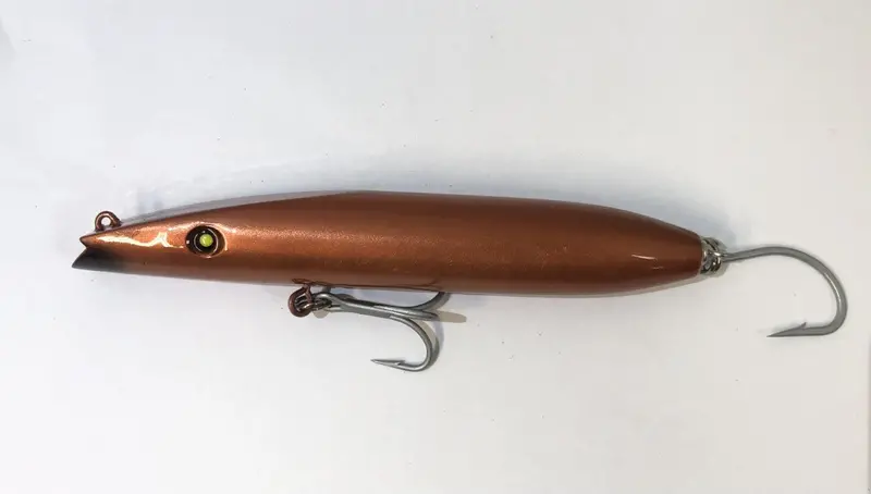 Super Strike Zig Zag 2 3/8 Oz Copper Topwater Plug 1
