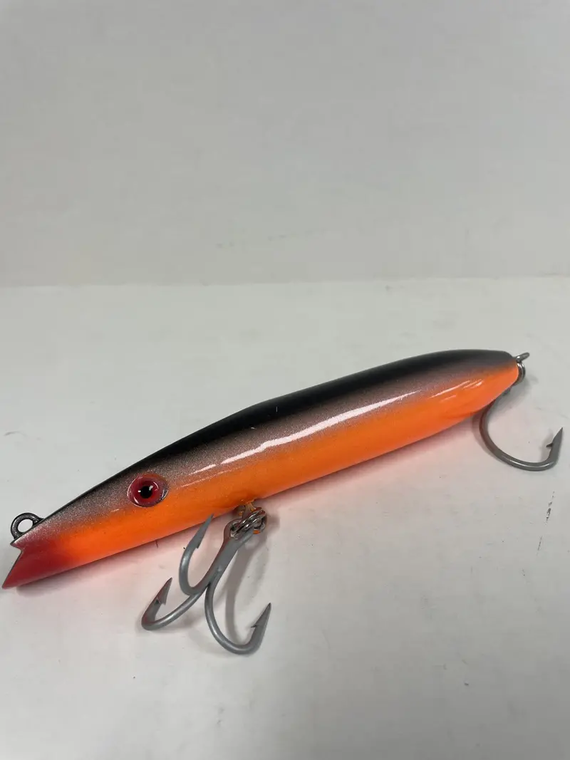 Super Strike Zig Zag Darter – 2-3/8 Oz, Black With Orange Belly 1