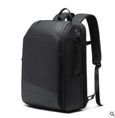Tech-Ready Men’S Casual Backpack – High-Capacity Usb Charging Bag 1