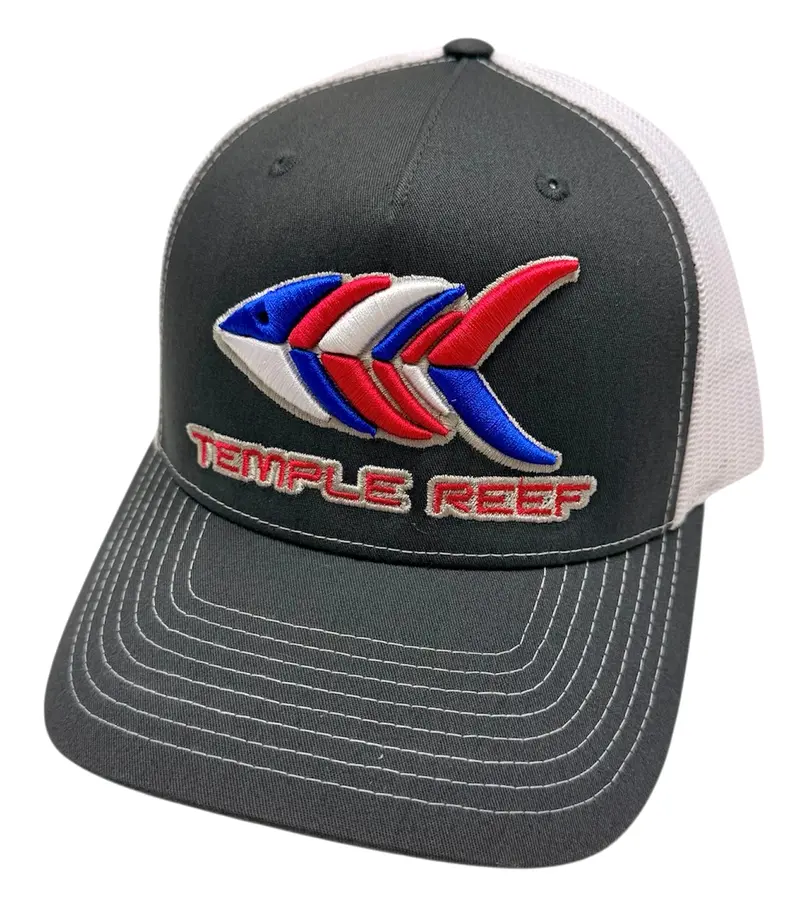 Temple Reef Ocean Approved Patriotic Fishing Hat 1