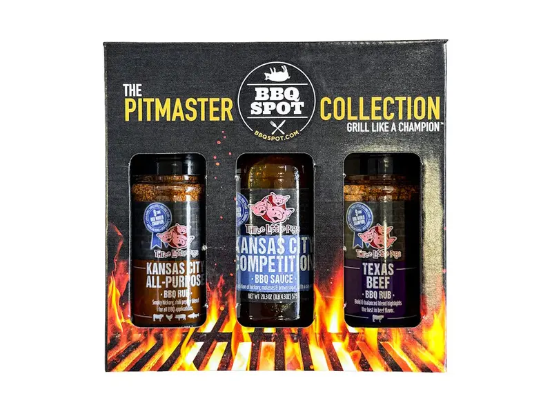 Three Little Pigs Pitmaster Rub & Sauce Gift Set 1