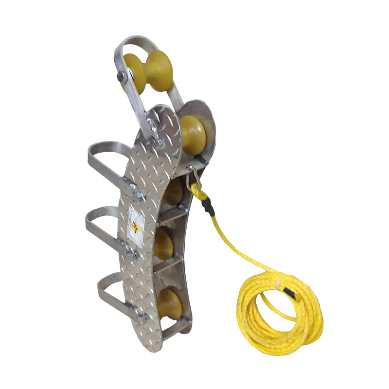 Tiger Tail Manhole Roller Guide System 1