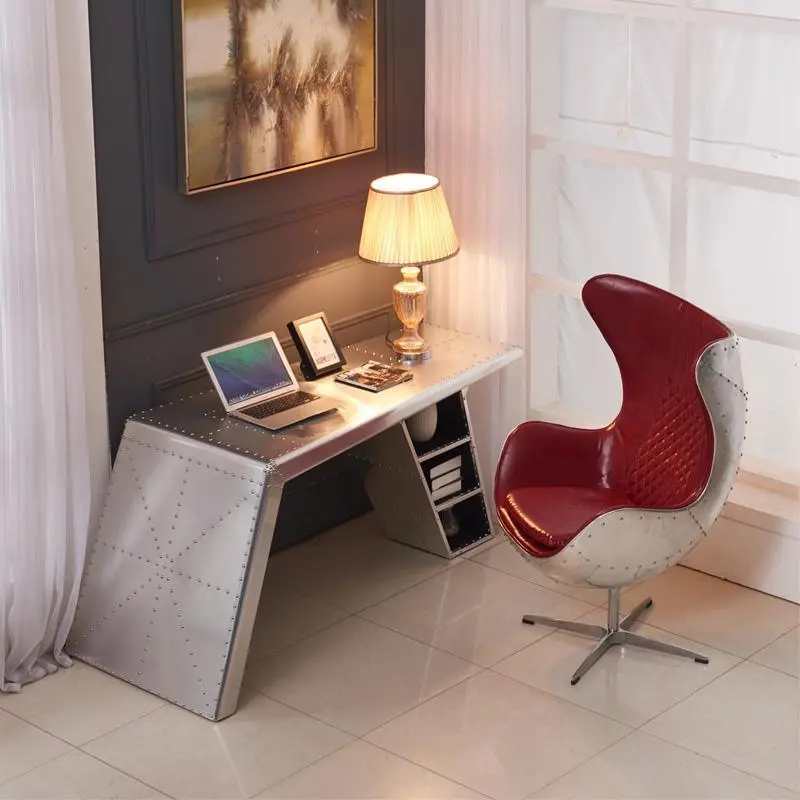 Timothy Oulton Aviator Desk – Aviation-Inspired Aluminium Office Desk 1