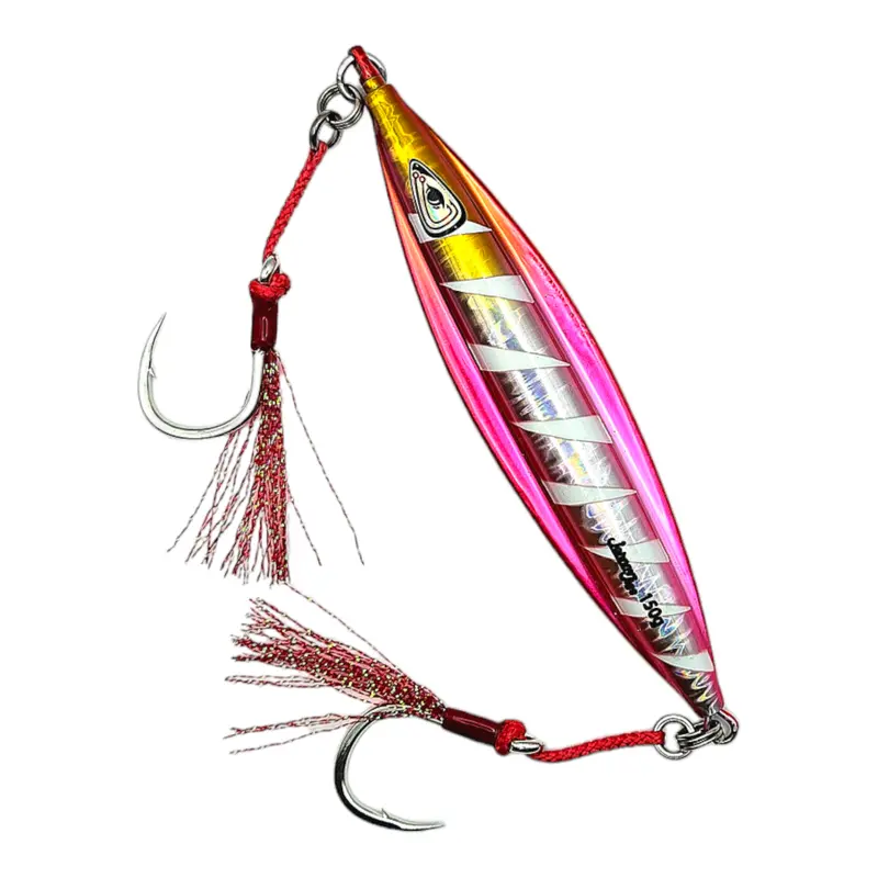 Torpedo Glider Ufo Guava Glow Slow-Pitch Jig – Luminescent Finish 1