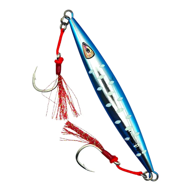 Tuna Teaser Blue & Pink Glow Slow Pitch Jig 1