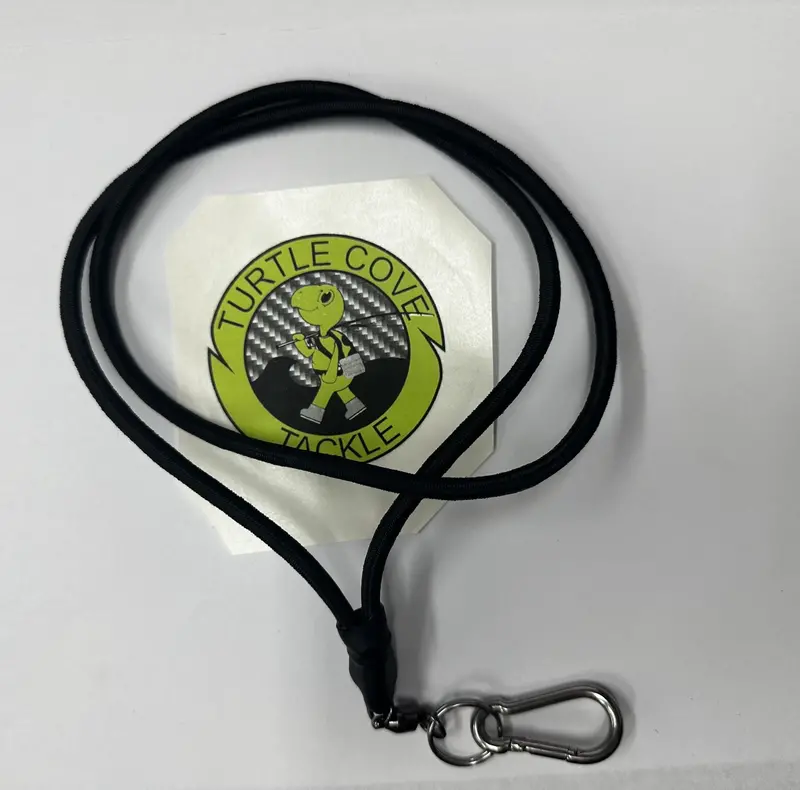 Turtle Cove Flashlight Neck Lanyard – Black Tactical Design 1