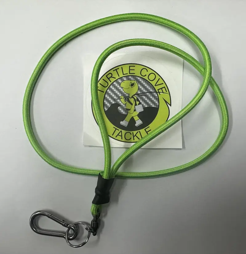 Turtle Cove Flashlight Neck Lanyard – Neon Green High-Visibility 1