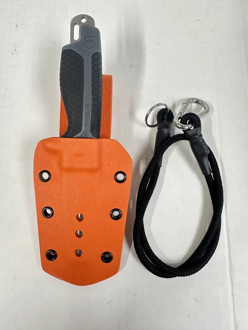 Turtle Cove Rescue Knife – High-Visibility Orange 1