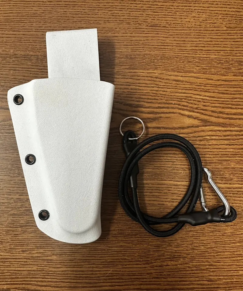 Turtle Cove Tackle Universal 7-Inch Plier Carrier With White Lanyard 1
