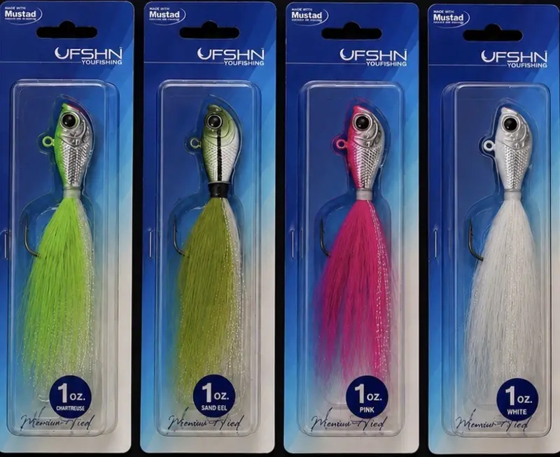 Ufshn Minnow Bucktail Jig – 1 Oz Versatile Inshore And Freshwater Lure 1
