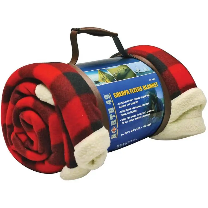 Ultra-Soft Sherpa Fleece Throw Blanket 2