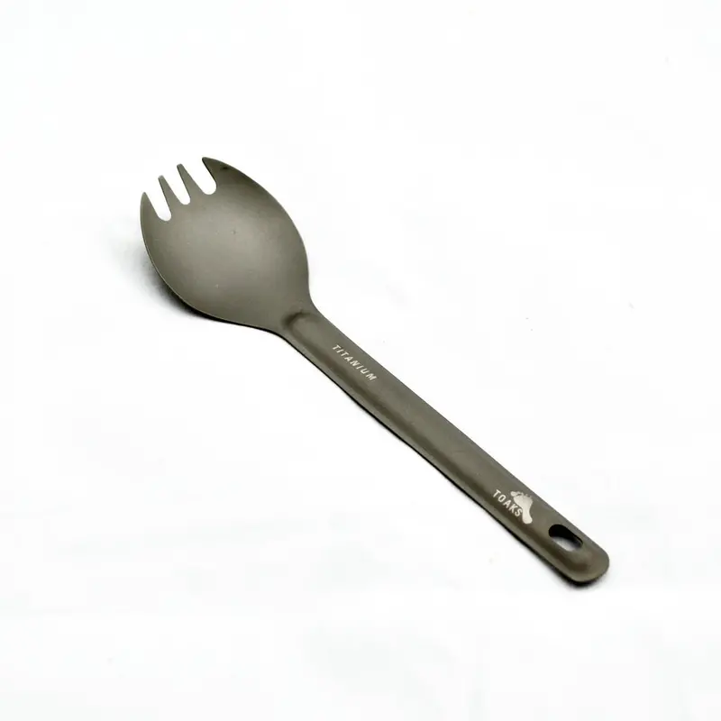 Ultralight Titanium Spork – Multi-Use Utensil 1