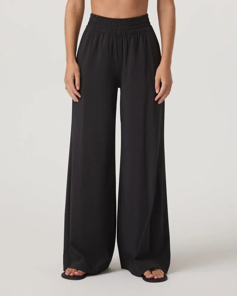 Villa Wide-Leg Trousers For Women – Relaxed Linen-Blend Casual Pants 1