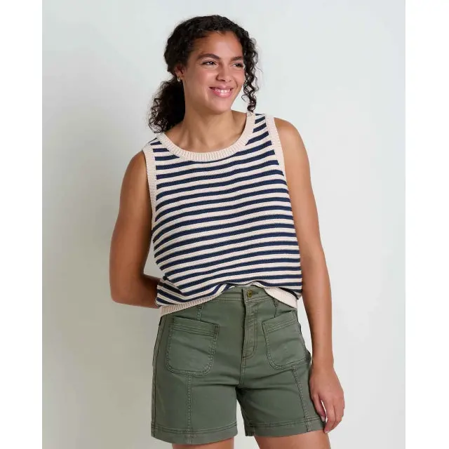 Women’S Bianca Crew-Neck Tank – Minimalist Staple Top 1