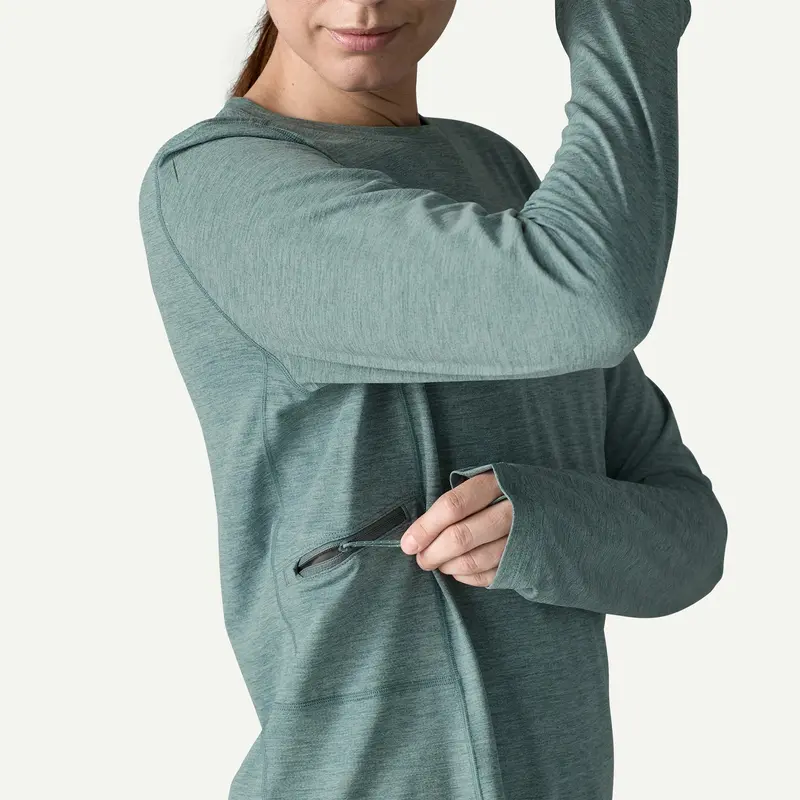 Women'S Long Sleeve Cap Cool Sun Protection Shirt 1