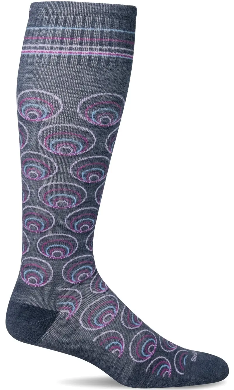 Women'S Twirl Compression Socks – Moderate Graduated Support 1